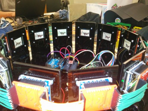 Brian Corteil's Digital Zoetrope - Hacker House Raspberry Pi holographic visualiser