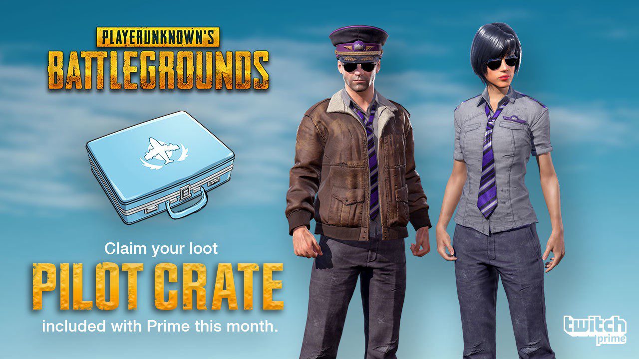 Twitch Prime Members Fly Into Battle With The Pubg Pilot Crate Blogdot Tv