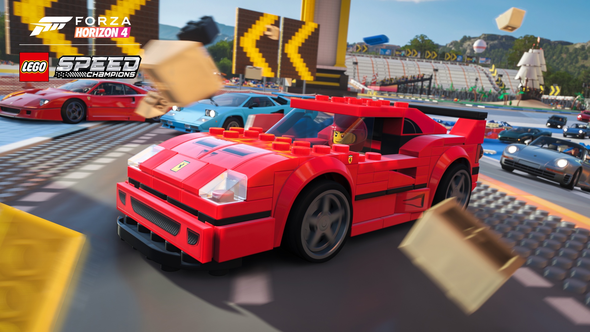 Forza Horizon 4 LEGO Speed Champions Ferrari Race Screenshot