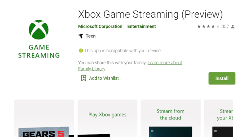 Xbox Console Streaming