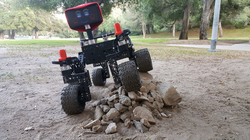 ROVE-E is NASA's off-the-shelf, Raspberry Pi-controlled, Mars Rover