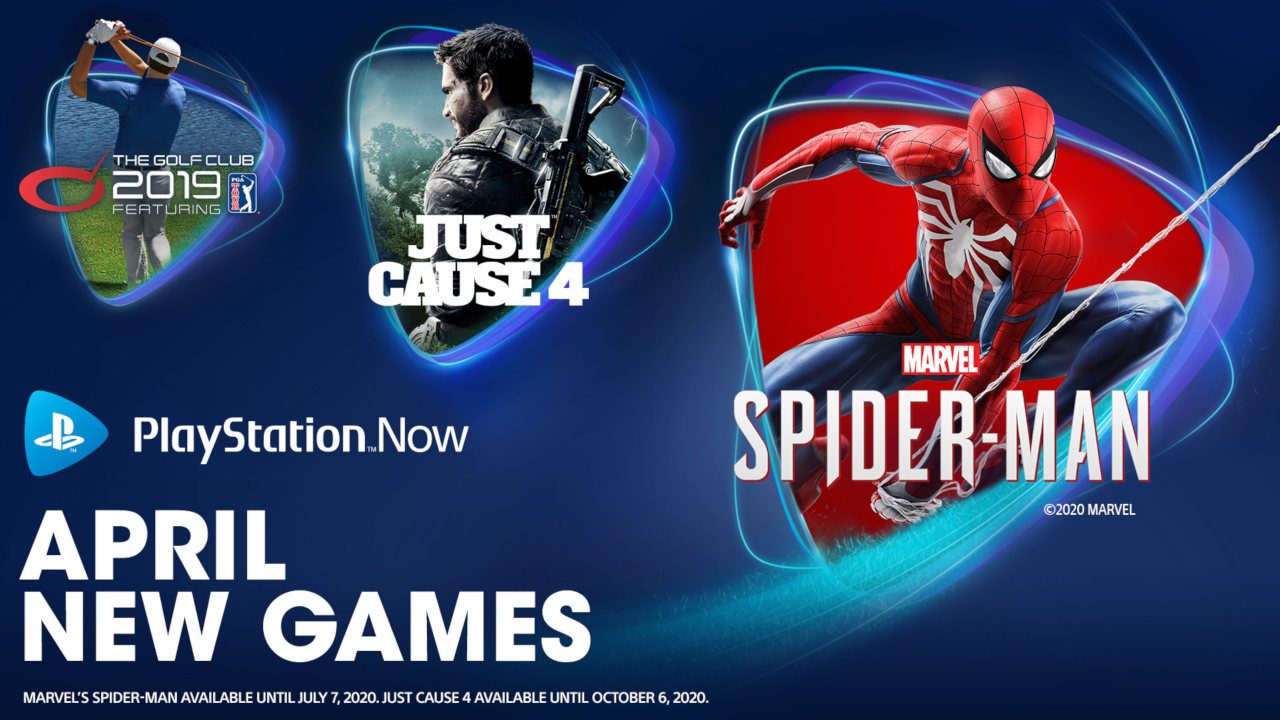 Marvel's Spider-Man, Just Cause 4 and The Golf Club 2019 Join PS Now in  April 