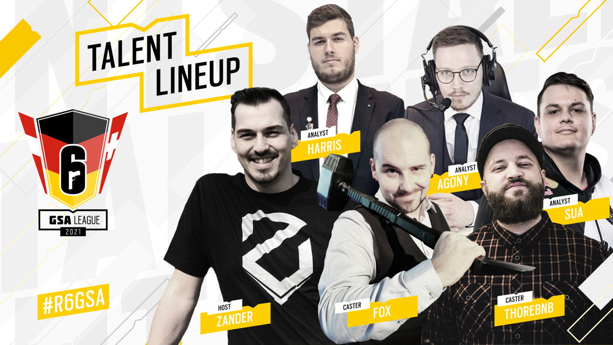 Dieses Talent Lineup wird die E-Sport Fans durch die Live-Übertragungen führen.